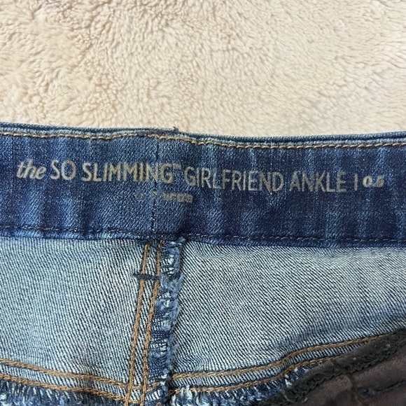 Chico’s So Slimming Girlfriend Ankle Denim Blue Jeans-Sz 0.5 ( Small/6) - Picture 7 of 12